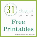 October 31 Printable   Organize And Decorate Everything   Free October Printables