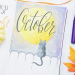 October Bullet Journal Setup With Free Printables ⋆ Sheena Of The   Free Printable Watercolor Notebook Covers