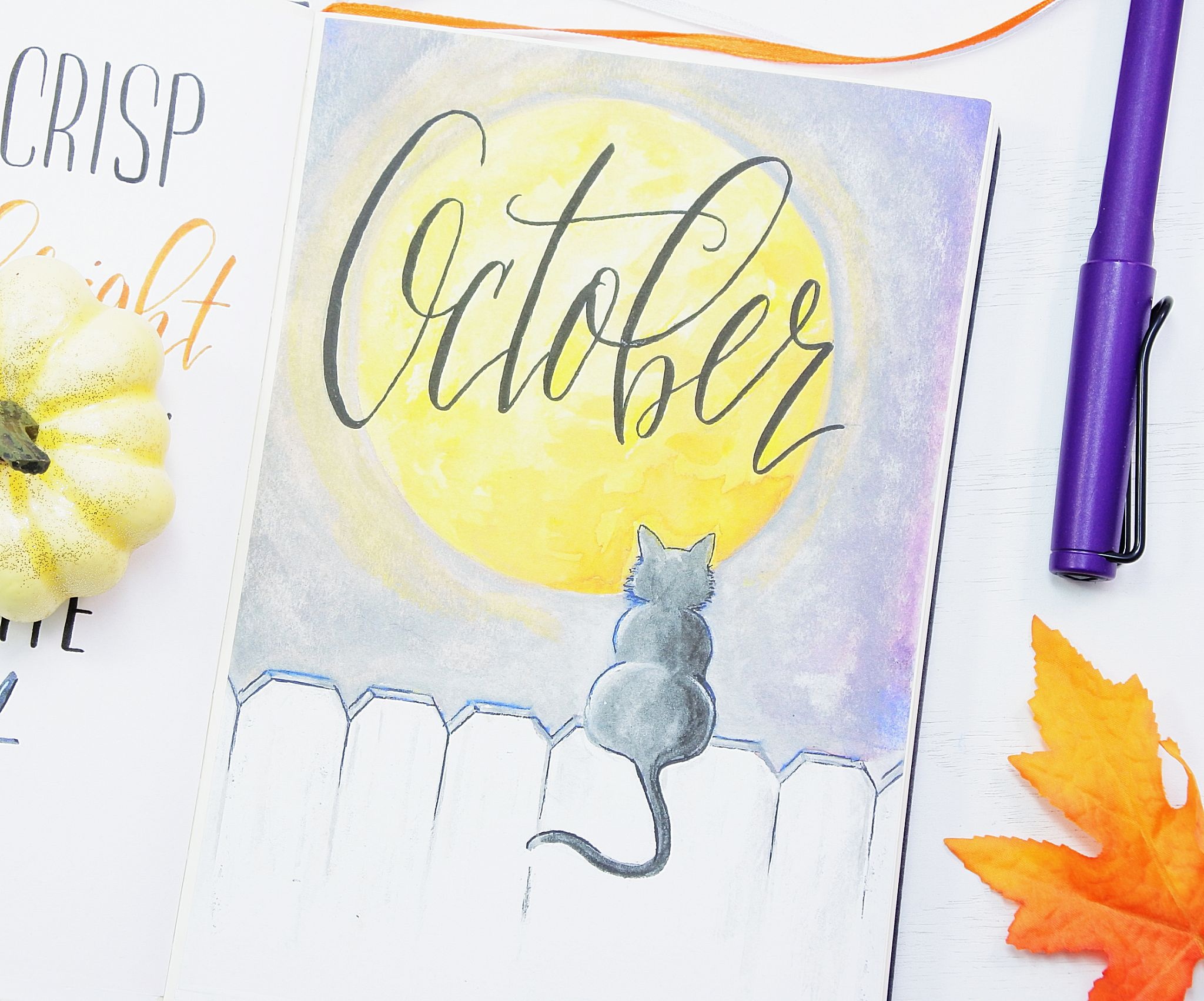 October Bullet Journal Setup With Free Printables ⋆ Sheena Of The - Free Printable Watercolor Notebook Covers