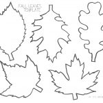 Oil And Blue: Fall Leaf Line Drawing Template   Free Printable   Fall Leaves Pictures Free Printable