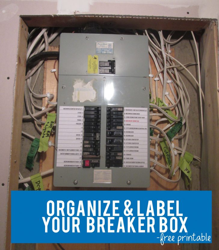 Free Printable Circuit Breaker Panel Labels