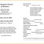 Outline For Church Anniversary Program | Lazine   Free Printable Church Program Template