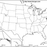 Outline Map Of The 50 Us States | Social Studies | Geography Lessons   Free Printable Blank Map Of The United States Of America