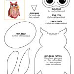 Owl Paper Craft Template – Best Cool Craft Ideas   Free Owl Printable Template