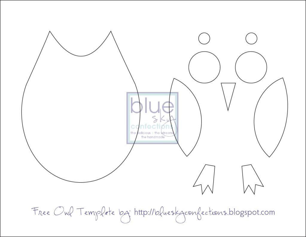 Owl Template Printable. Just Cut These Out For The Kids To Put - Free Owl Printable Template