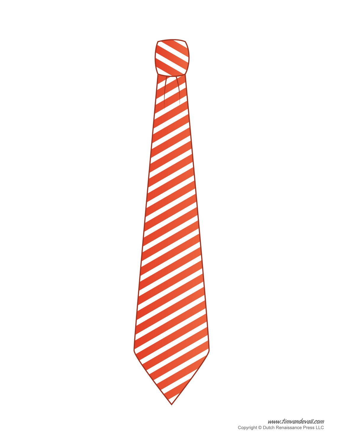 Paper Tie Templates For Kids - Free Printable Tie