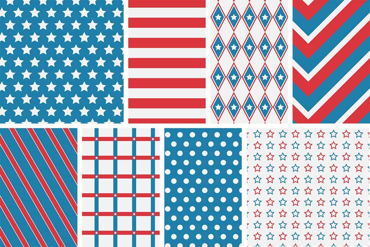 Patriotic 4Th Of July Digital Papers - Love Paper Crafts - Free Printable Patriotic Scrapbook Paper