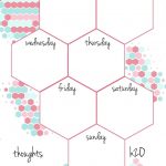 Pb And J Studio: Free Printable Planner Inserts Candy Hexagon In A5   Free Printable Organizer 2017