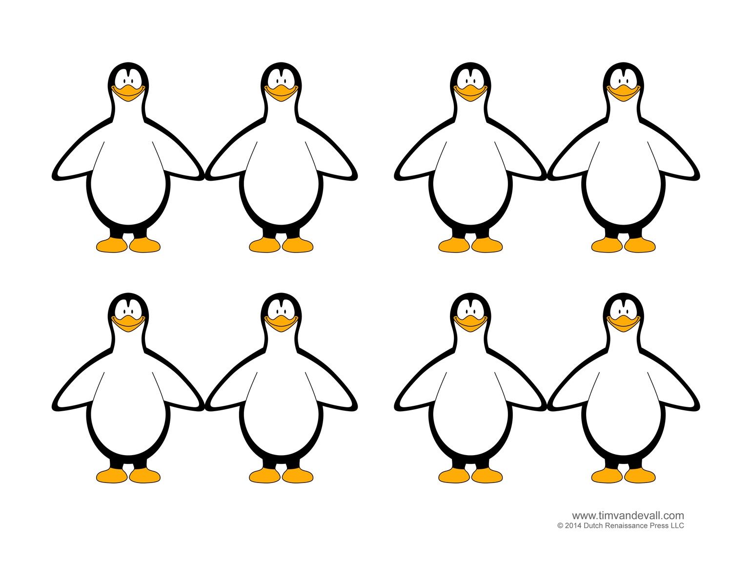 Penguin Card Template pdf Cutting Files Christmas Crafts For Free 