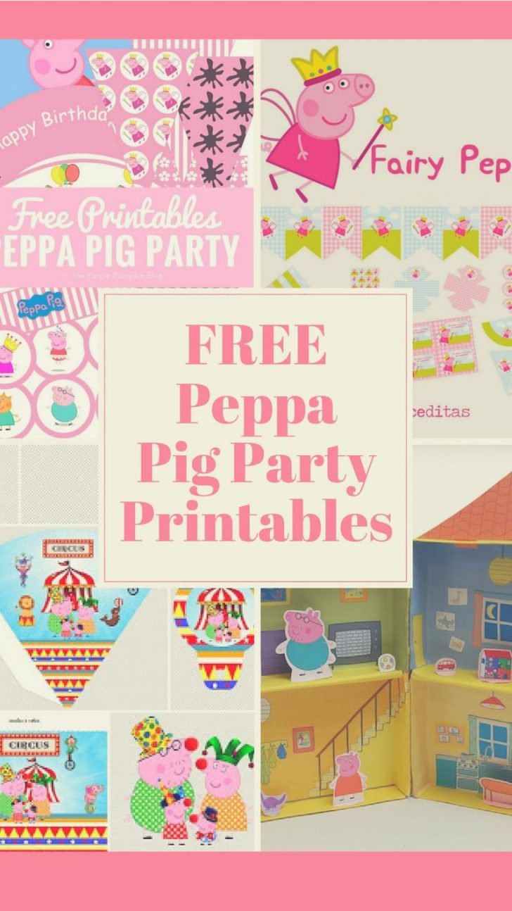 Peppa Pig Birthday Banner Printable Free