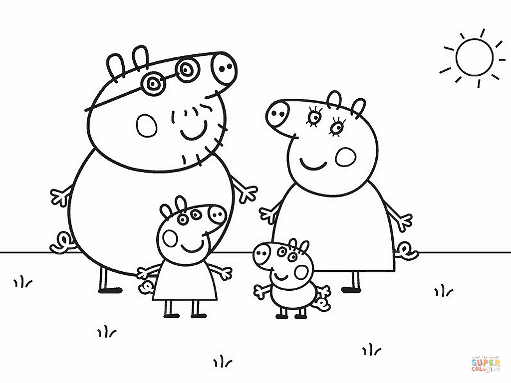 Peppa Pig Coloring Pages | Free Coloring Pages - Peppa Pig Free Printables