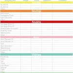 Personal Budget Planner Spreadsheet Excel Template Free Printable   Free Printable Personal Budget Template