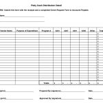 Petty Cash Log Form | Accounting Petty Cash | Resume Template Free   Free Printable Petty Cash Voucher