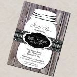 Photo : Do It Yourself Printable Bridal Image   Free Printable Mason Jar Invitation Template