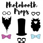 Photobooth Props // Free Download And Tutorial | Silhouette   Free Printable 30Th Birthday Photo Booth Props