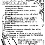 Pinaudrey Smith On Bible Verse Printables | Beatitudes For Kids   Free Printable Kjv Bible Study Lessons