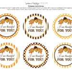 Pincathy Carr On Ho Ho Ho | Thanksgiving Gifts, Thanksgiving   Thankful For You Free Printable Tags