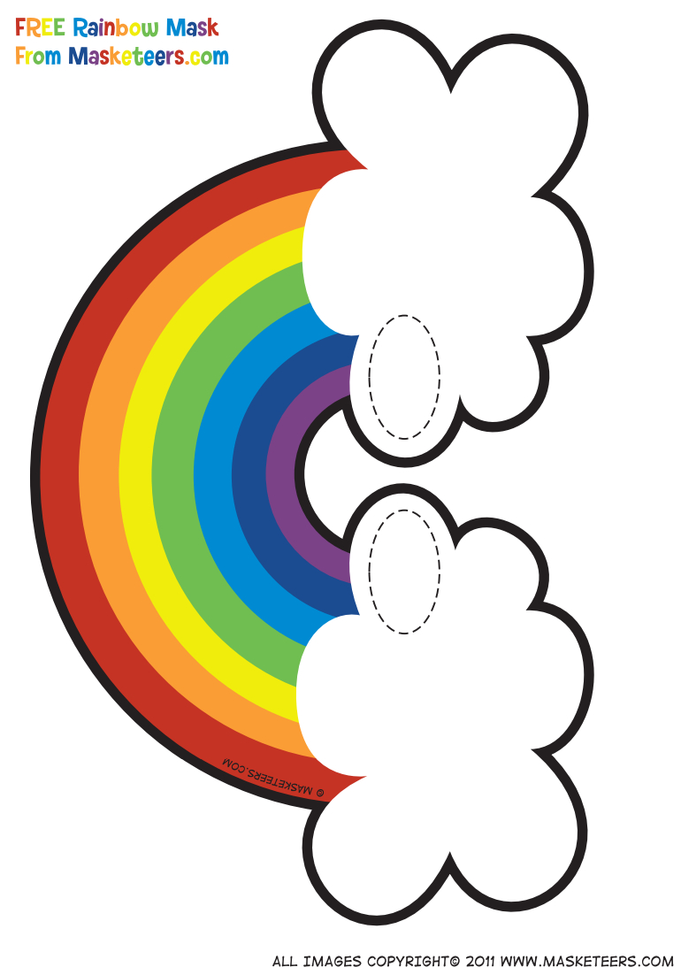 Pincrafty Annabelle On Rainbow Theme Printables | Rainbow - Free Rainbow Printables