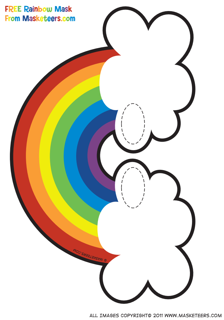 Printable Rainbow Craft