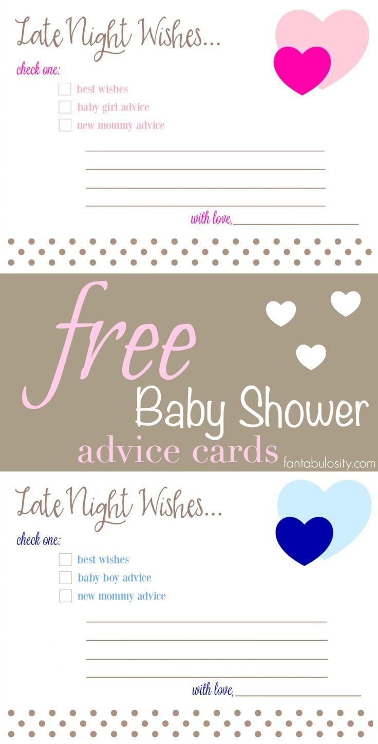 Pinfantabulosity - Life + Style Blog On Ogt Blogger Friends In - Free Printable Baby Advice Cards