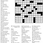 Pinjim Fraunberger On Crossword Puzzles | Printable Crossword   Crossword Puzzle Maker Free Printable With Answer Key