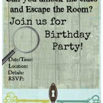 Pinkiki On Γενέθλια | Escape Room, Escape Room For Kids   Free Printable Escape Room Kit