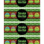 Pinkristie Depew On Kole's Birthday | Ninja Turtle Birthday   Free Printable Tmnt Food Labels