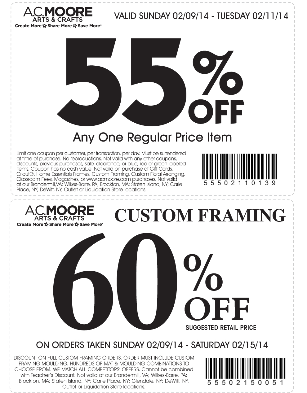 Free Online Printable Ac Moore Coupons Free Printable