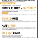 Pinned June 1St: 3 Free Games With Your Power Card & More At Dave   Free Printable Dave And Busters Coupons
