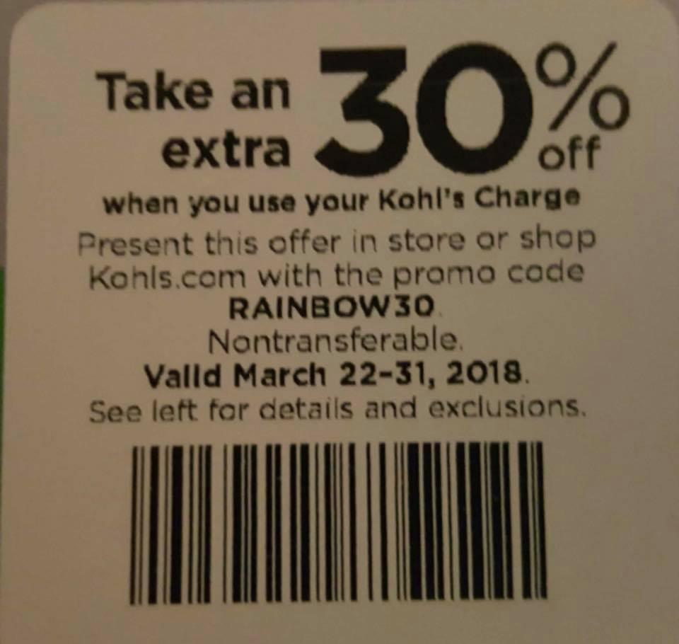 Pinpicoupons On Kohls 30 Off Coupon Code | Printable Coupons - Kohls Printable Coupons Free Shipping