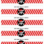 Pirate Birthday Party With Free Printables | Free Label Printables   Free Pirate Birthday Party Printables