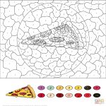 Pizza Colornumber | Free Printable Coloring Pages   Free Printable Color By Number