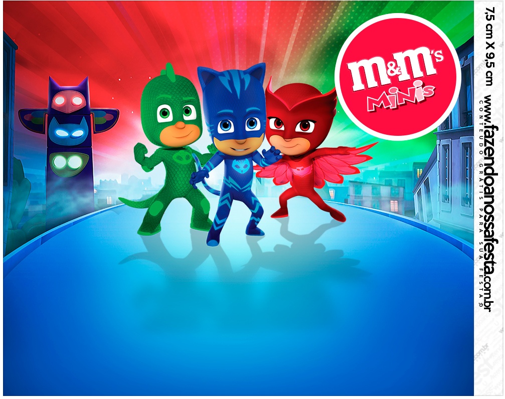 Pj Masks: Free Printable Candy Bar Labels. - Oh My Fiesta! In English - Pj Mask Free Printables