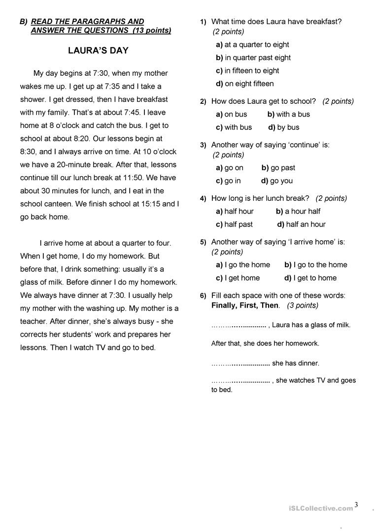 Free Esl Assessment Test Printable Free Printable