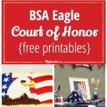 Plan A Bsa Eagle Court Of Honor Includes {Free Printables} | Scouts   Free Eagle Scout Printables