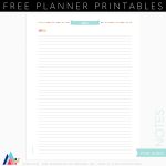 Planner Printables | Misstiina   Free Printable Diary Pages