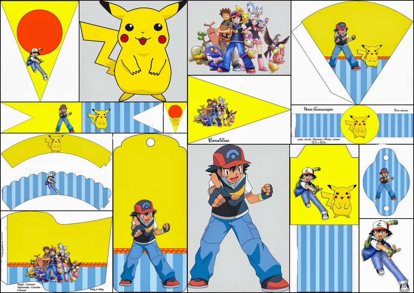 Pokemon: Free Party Printables And Images. - Oh My Fiesta! For Geeks - Pokemon Printables Free