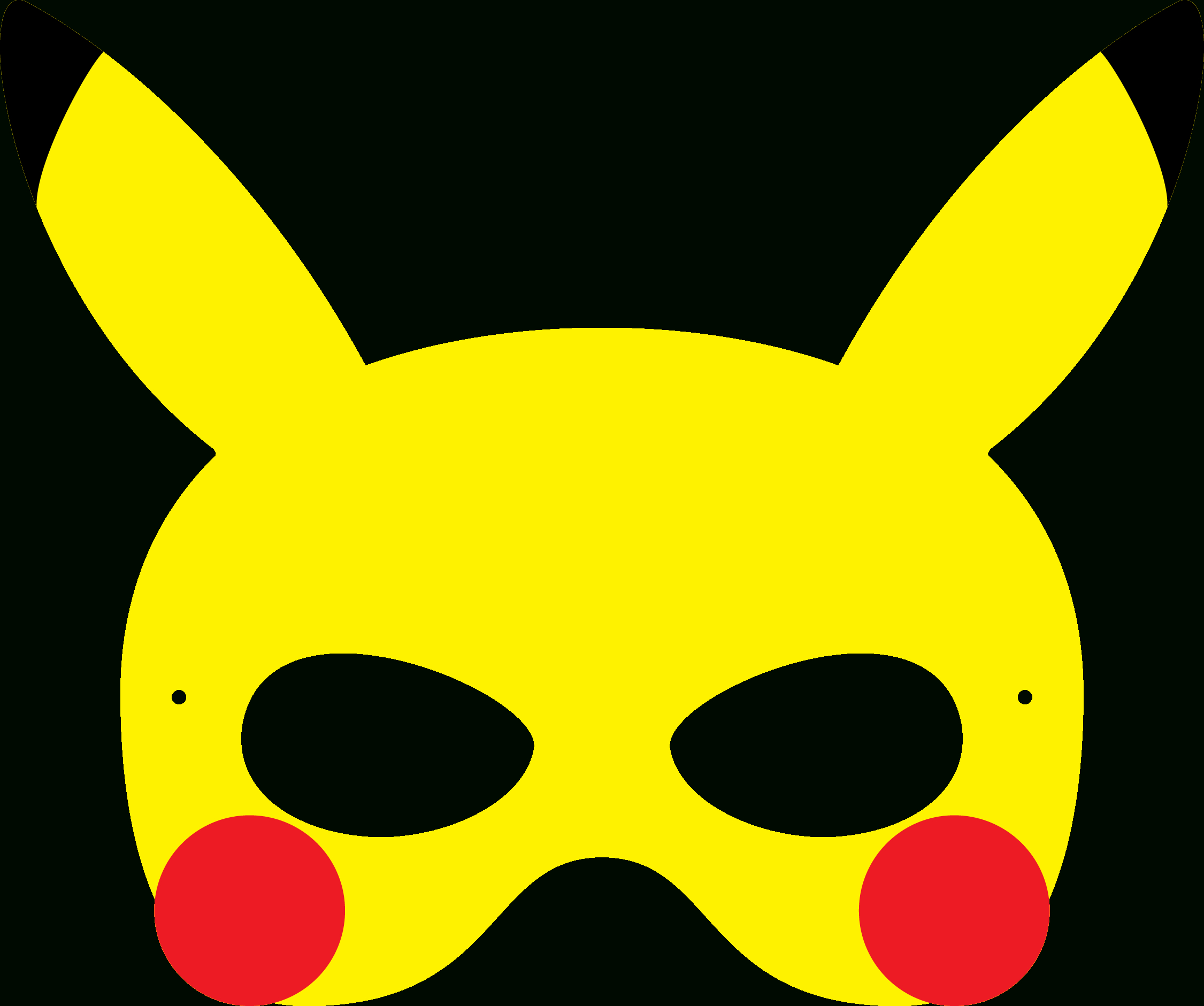 Pokemon Pikachu Mask … | Pokemon | Pokem… - Free Printable Pokemon Masks