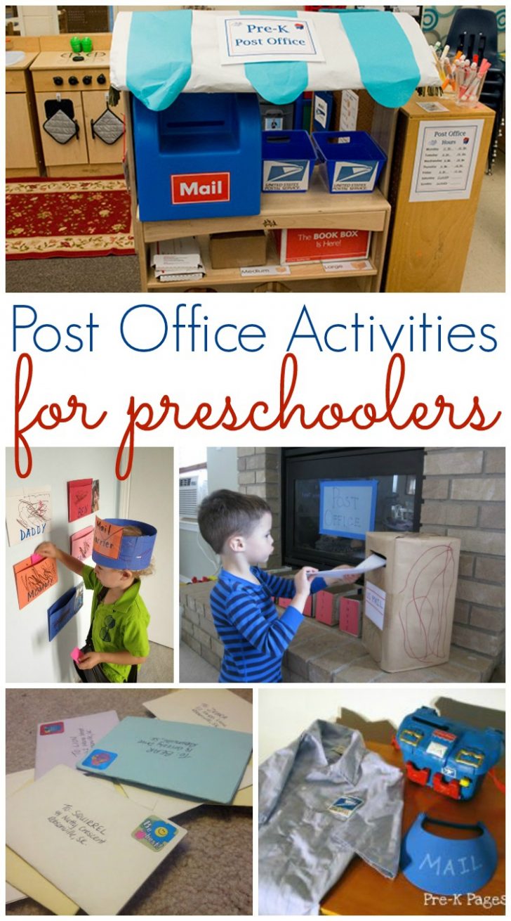 Post Office And Mailing Activities For Preschool - Pre-K Pages - Post