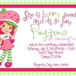 Posts Related To Strawberry Shortcake Birthday Invitation Templates   Strawberry Shortcake Birthday Cards Free Printable