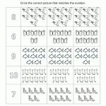Pre K Math Worksheets   Matching 6 To 10   Free Pre K Math Printables