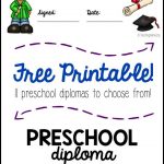 Preschool Graduation Diploma | All Things Preschool | Preschool   Free Printable Preschool Diplomas