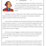 President's Day Coloring Worksheet | George Washington Worksheets   Free Printable George Washington Worksheets