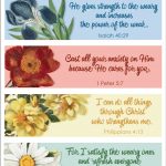 Pretty Printable Scripture Bookmarks   Flanders Family Homelife   Free Printable Bookmarks With Bible Verses