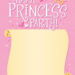 Princess Party   Free Printable Birthday Invitation Template   Greetings Island Free Printable Invitations