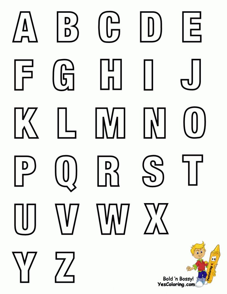 Template Letters Of The Alphabet For Free Printable