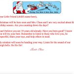 Print At Home Letters From Santa | Santa Claus Museum   Free Printable Letters From Santa Claus