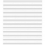 Print Sheets Two Lines | First Grade Writing Paper Printable   Elementary Lined Paper Printable Free