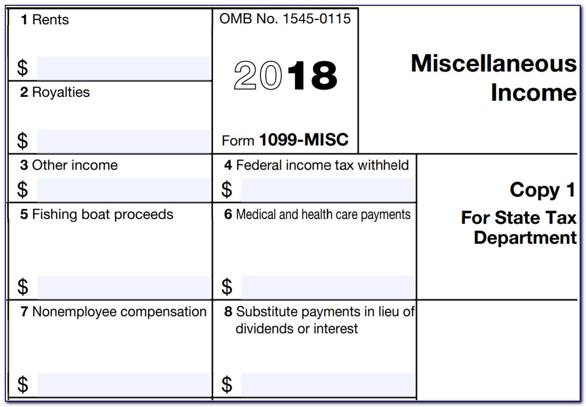 Printable 1099 Misc Form 2015 - Form : Resume Examples #ngloodzlbw - Free Printable 1099 Form 2016