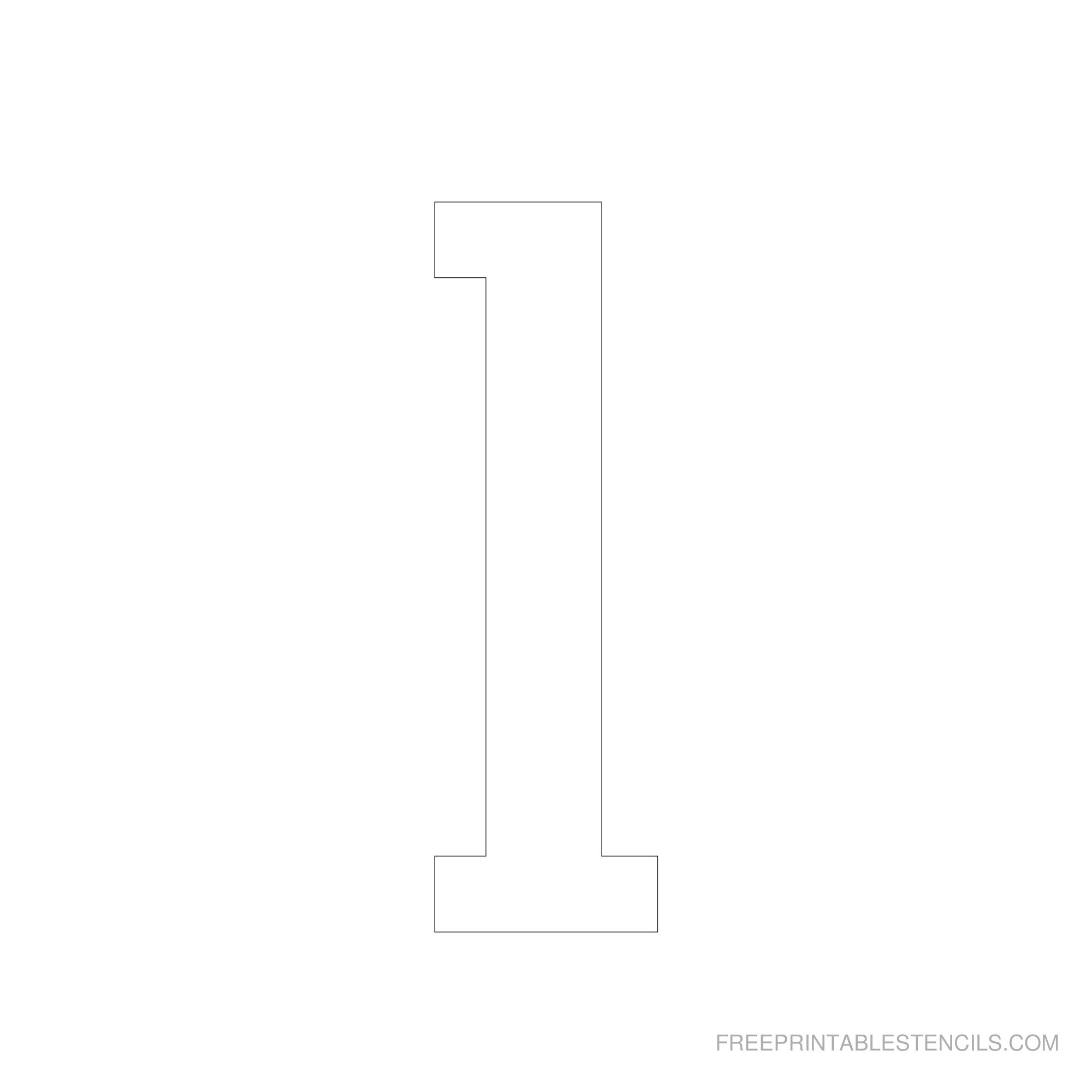 One Inch Stencils Printable Free Free Printable